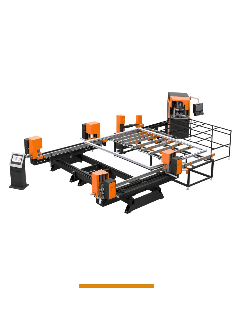 INOVEX-1H PVC Pencere Üretim Hattı Tam Otomatik Kaynak ve Köşe Temizleme Sistemi